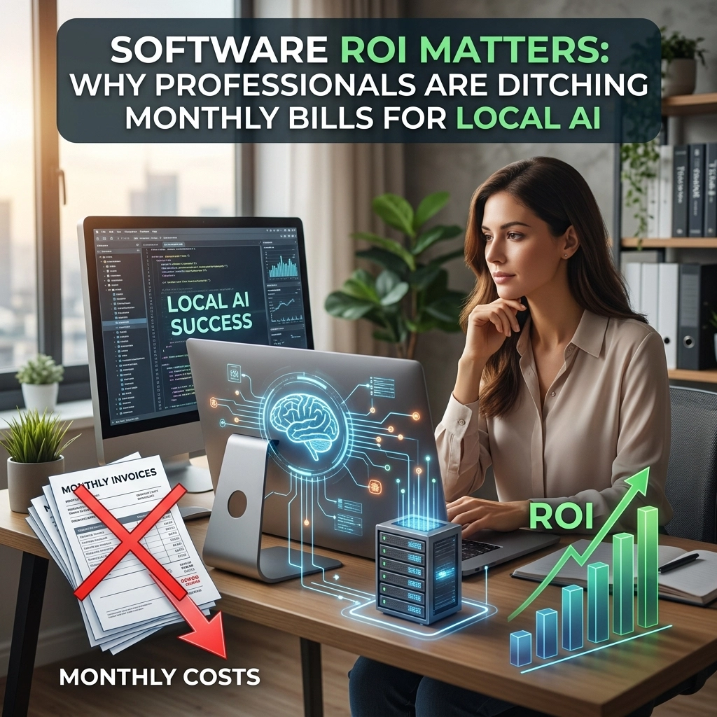 Software ROI Matters: Why Professionals are Ditching Monthly Bills for Local AI